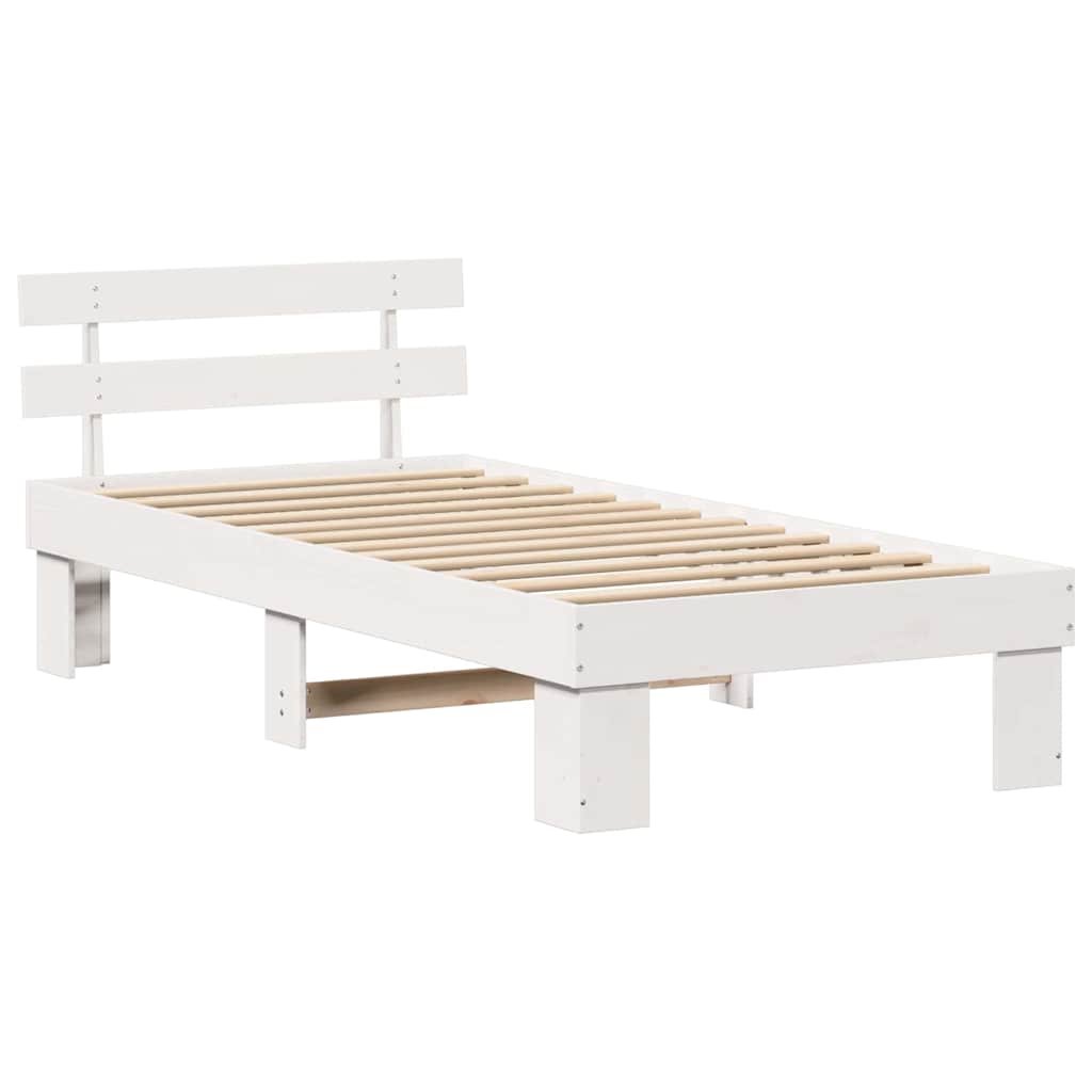 Estructura de cama 100 x 200 cm Madera de pino macizo