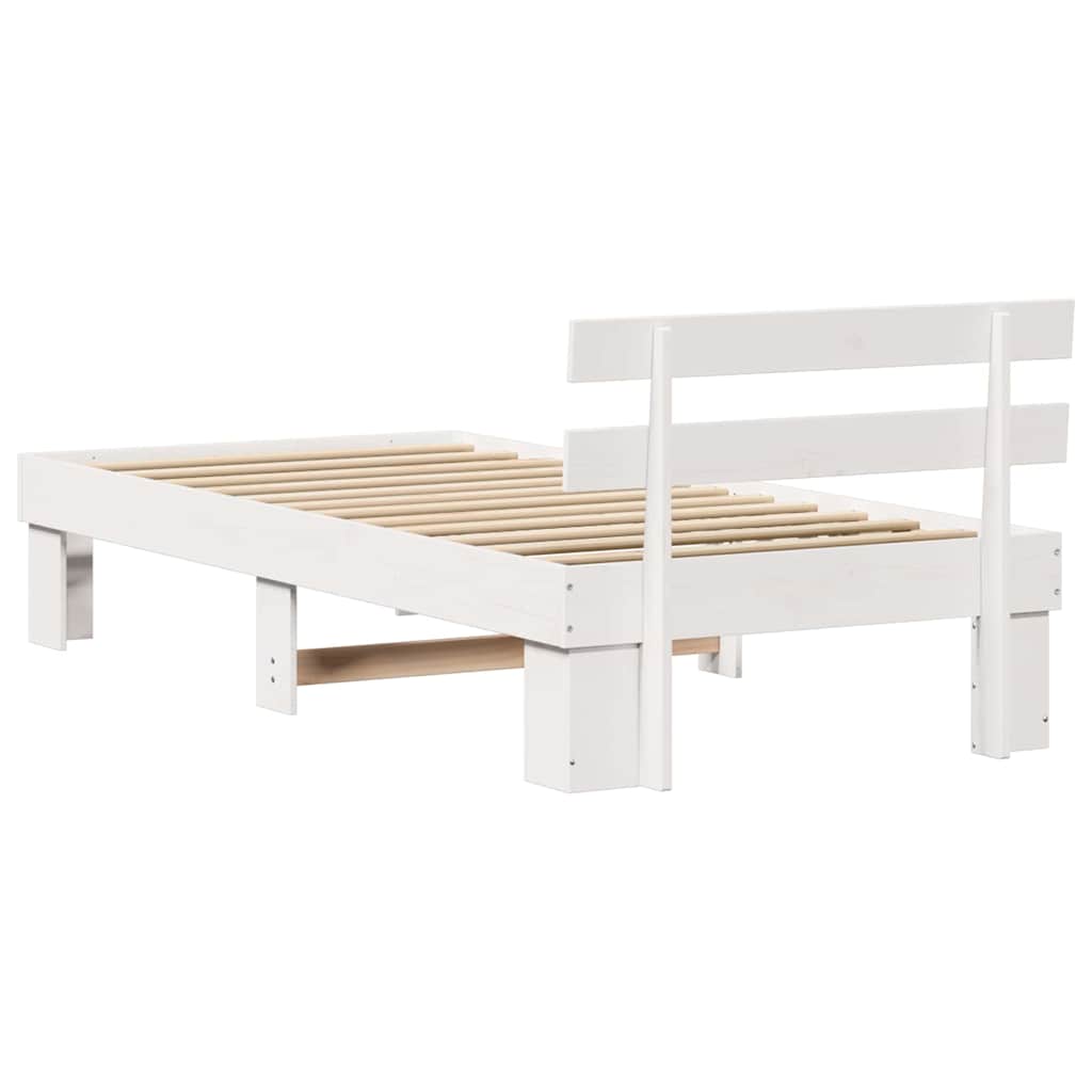 Estructura de cama 100 x 200 cm Madera de pino macizo