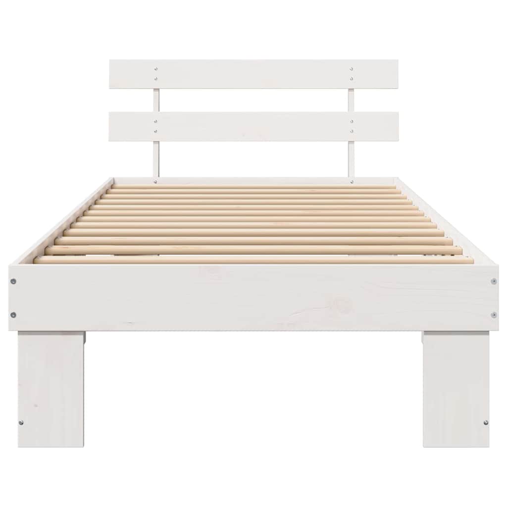 Estructura de cama 100 x 200 cm Madera de pino macizo