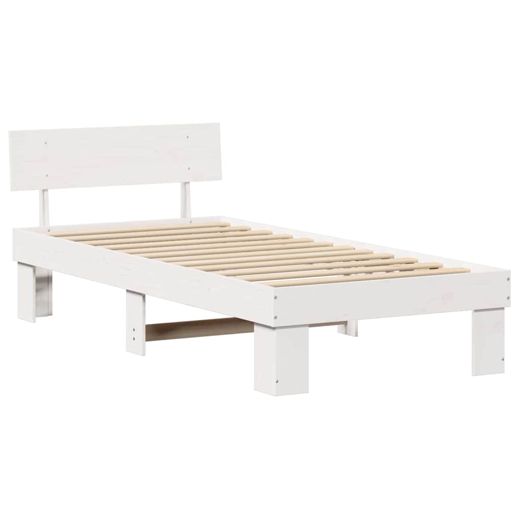 Estructura de cama 100 x 200 cm Madera de pino macizo