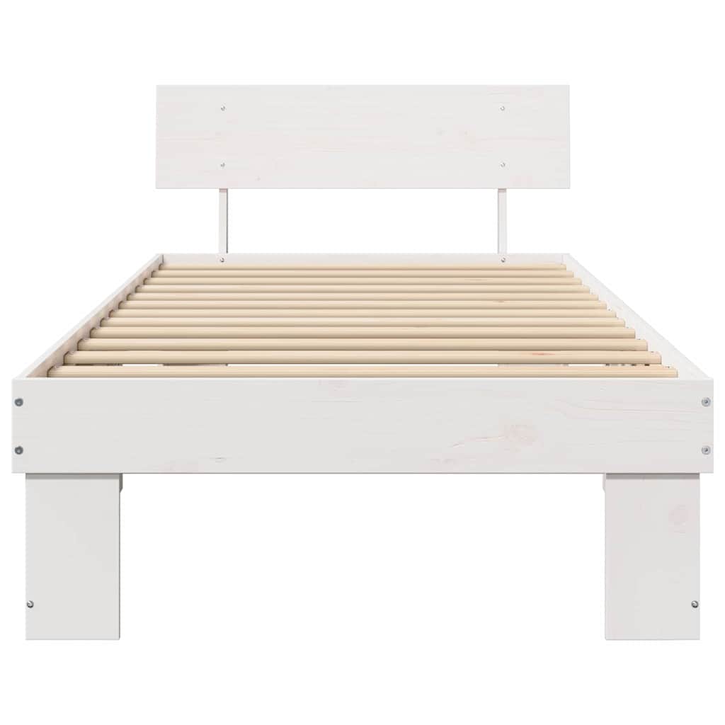 Estructura de cama 100 x 200 cm Madera de pino macizo