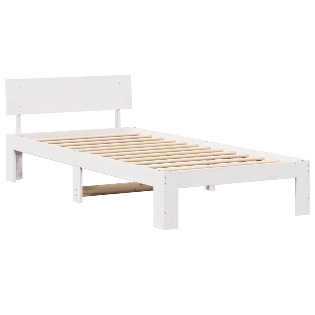 Estructura de cama 100 x 200 cm Madera de pino macizo