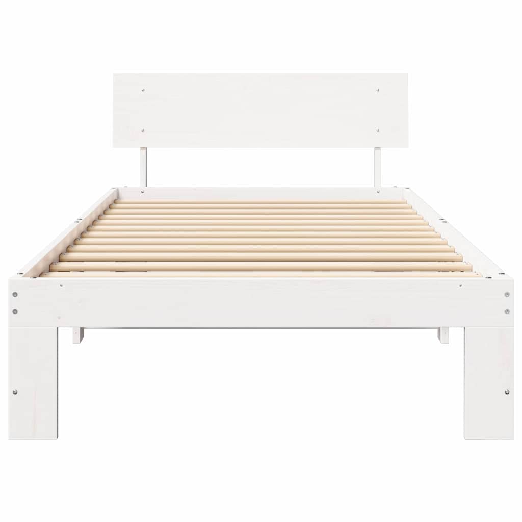 Estructura de cama 100 x 200 cm Madera de pino macizo