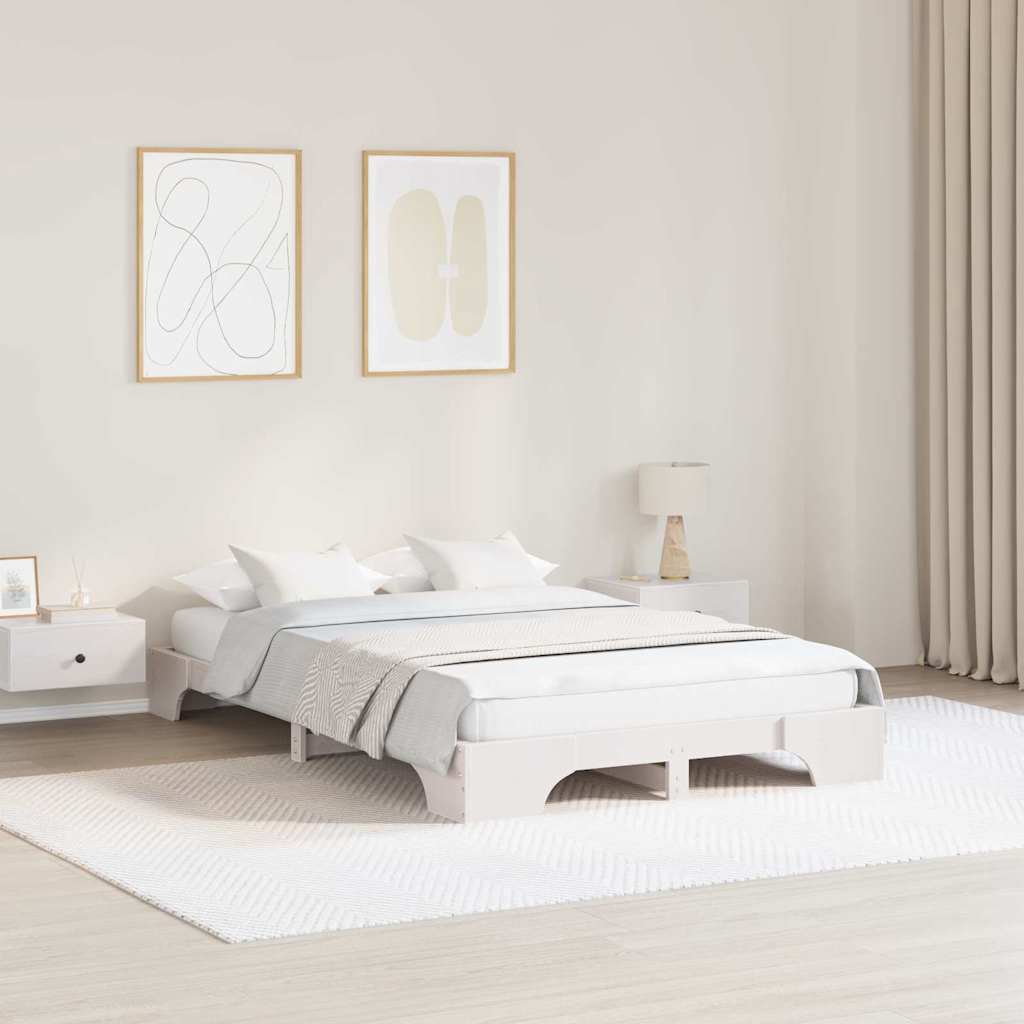 Estructura de cama 100 x 200 cm Madera de pino macizo