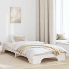 Estructura de cama 100 x 200 cm Madera de pino macizo