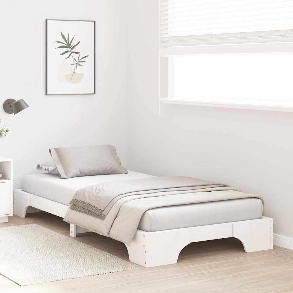 Estructura de cama 100 x 200 cm Madera de pino macizo