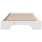 Estructura de cama 100 x 200 cm Madera de pino macizo