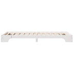 Estructura de cama 100 x 200 cm Madera de pino macizo