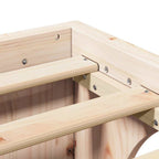Estructura de cama Madera de pino macizo 120 x 190 cm