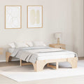 Estructura de cama Madera de pino macizo 120 x 190 cm