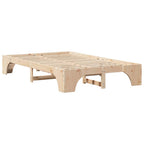 Estructura de cama Madera de pino macizo 120 x 190 cm