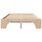 Estructura de cama Madera de pino macizo 120 x 190 cm