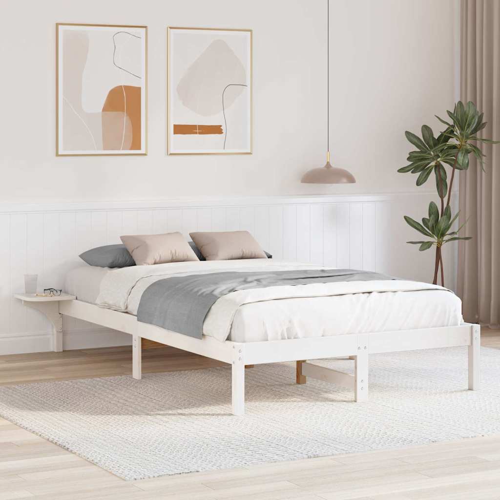 Estrutura de cama 100 x 200 cm Madeira de pinho maciço