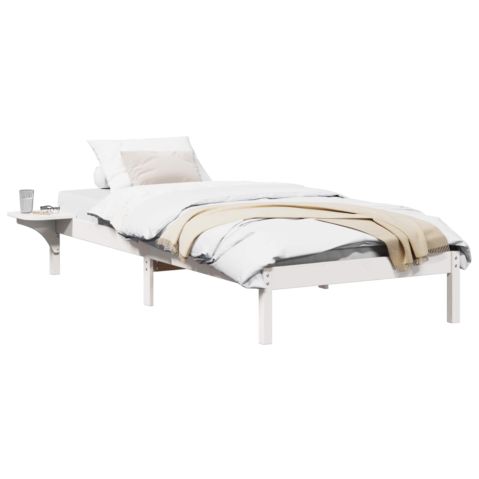 Estructura de cama 100 x 200 cm Madera de pino macizo