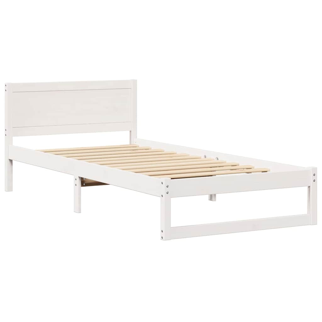 Estructura de cama 100 x 200 cm Madera de pino macizo