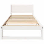 Estructura de cama 100 x 200 cm Madera de pino macizo