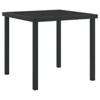 Conjunto de Comedor de Jardín 3 pcs Marrón y Negro