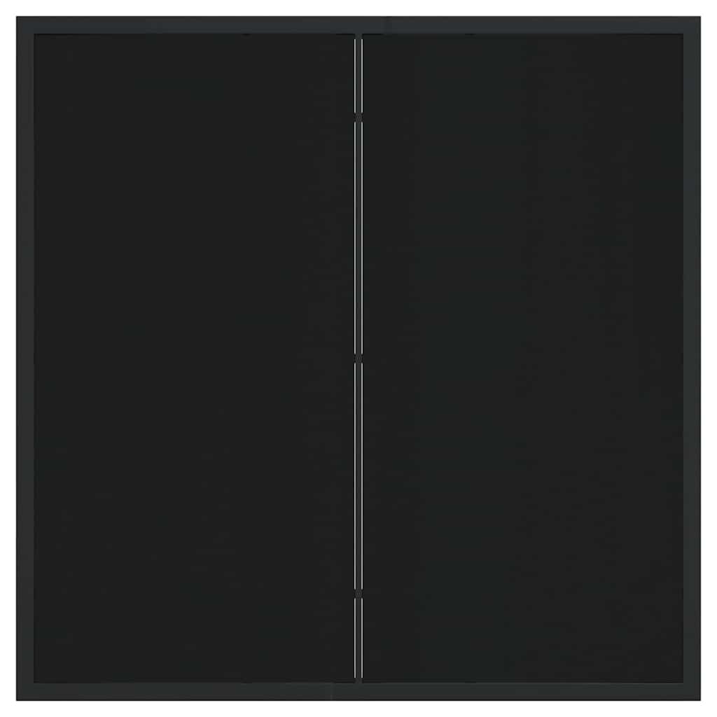 Conjunto de Comedor de Jardín 3 pcs Marrón y Negro