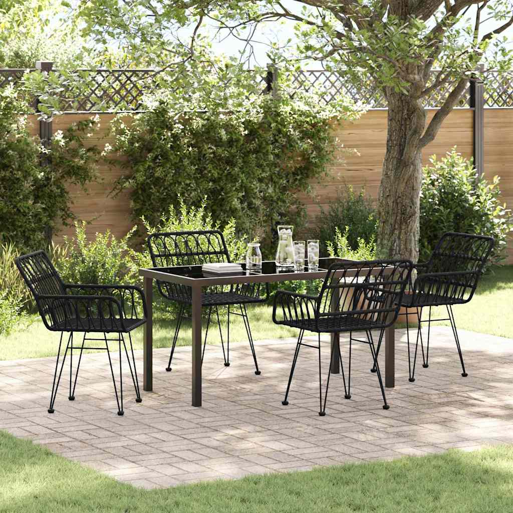 Conjunto de Jardim de Refeição 3 Peças Marrom