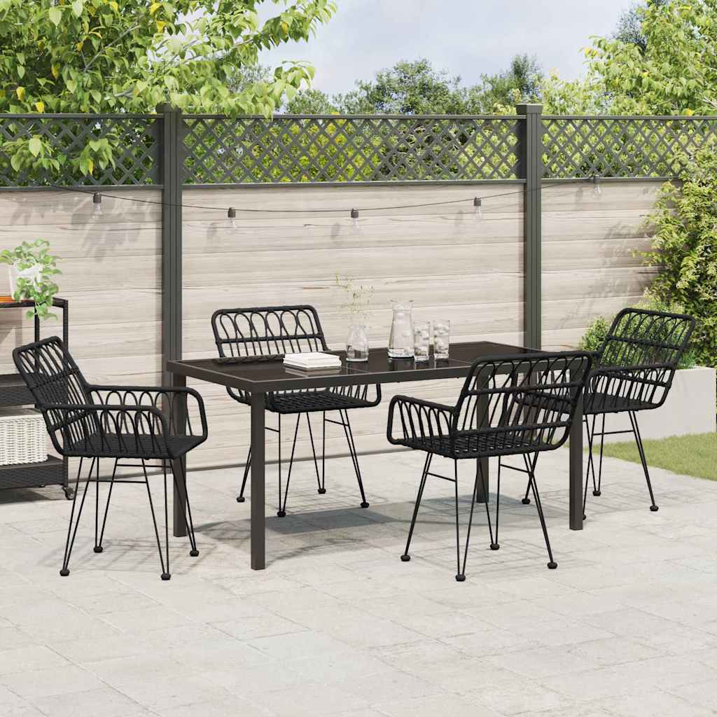 Conjunto de Jardim de Refeição 3 Peças Marrom