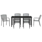 Conjunto de Comedor de Jardín 7 pcs Antracita