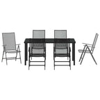 Conjunto de Comedor de Jardín 7 pcs Antracita