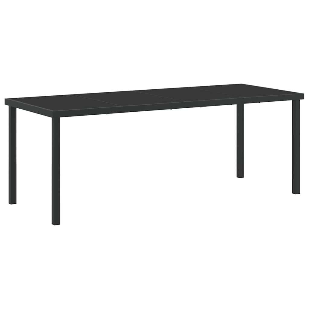 Conjunto de Comedor de Jardín 9 pcs Antracita