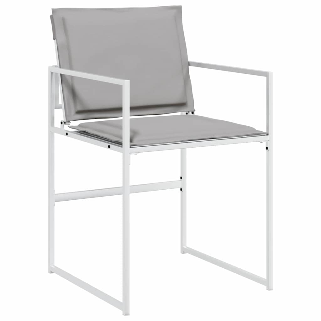 Conjunto de Comedor de Jardín 9 pcs Blanco 200 x 80 x 73 cm