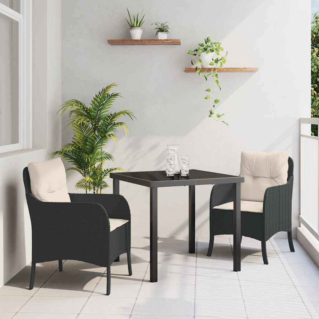 Conjunto de Comedor de Jardín 11 pcs Antracita Polipropileno