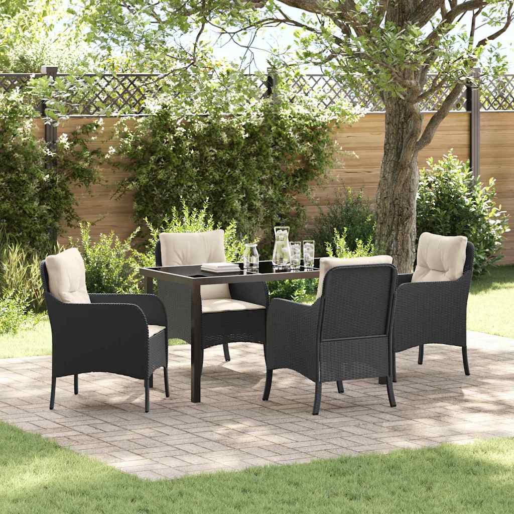 Conjunto de Comedor de Jardín 11 pcs Antracita Polipropileno