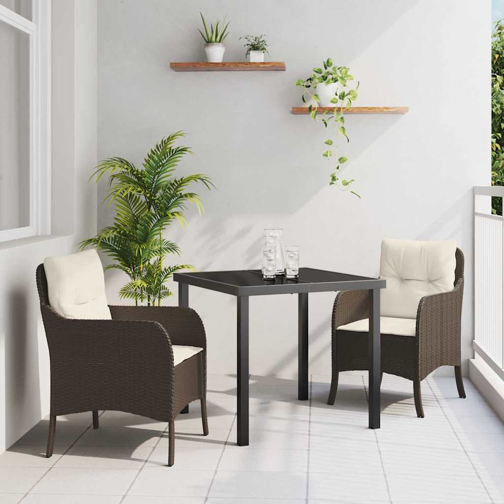 Conjunto de Comedor de Jardín 11 pcs Antracita Polipropileno