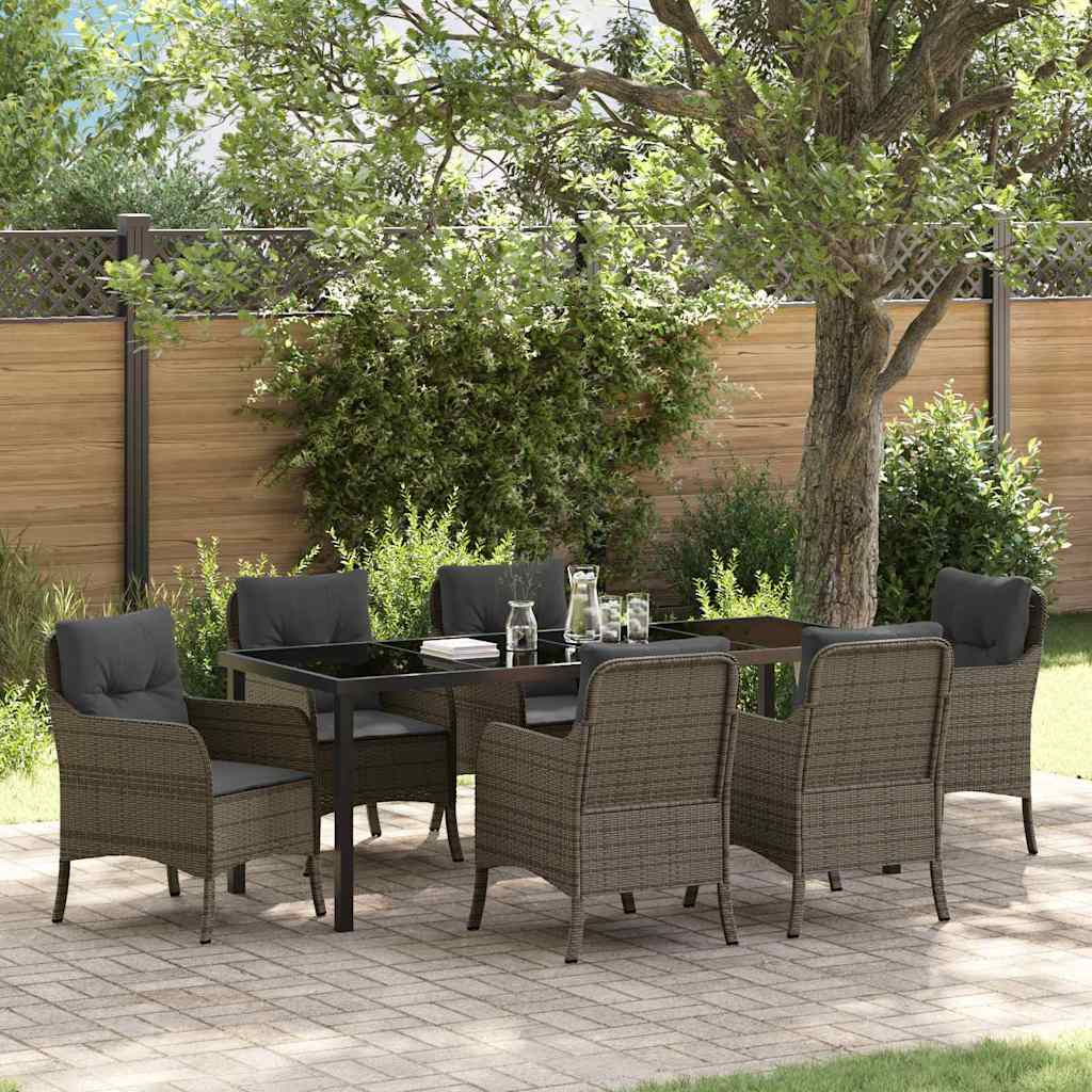 Conjunto de Comedor de Jardín 11 pcs Antracita Polipropileno