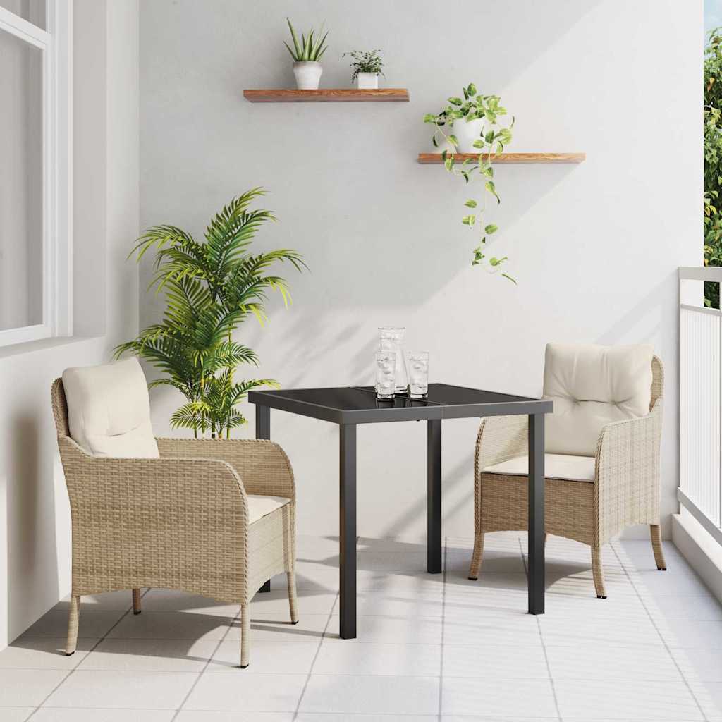 Conjunto de Comedor de Jardín 11 pcs Antracita Polipropileno