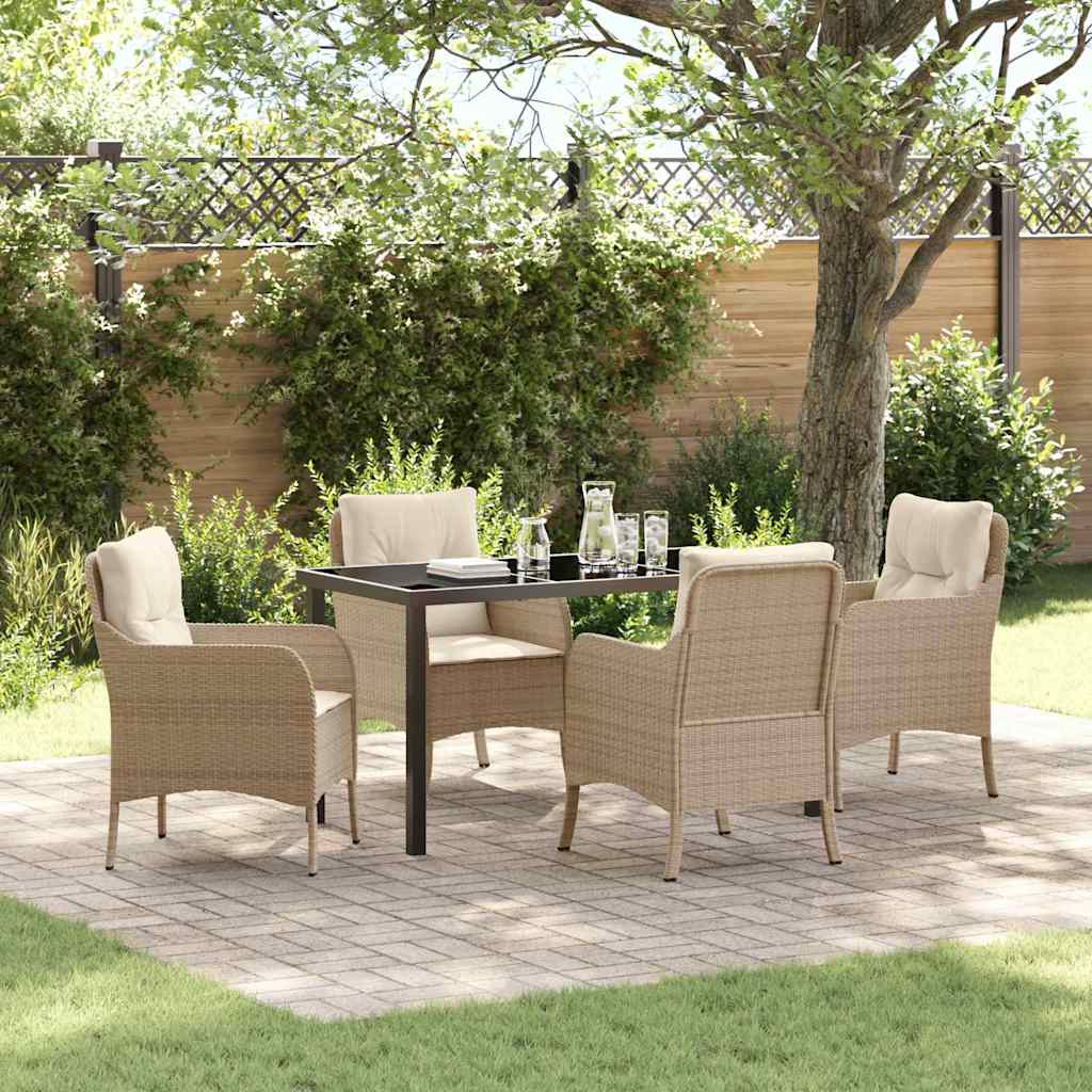 Conjunto de Comedor de Jardín 11 pcs Antracita Polipropileno