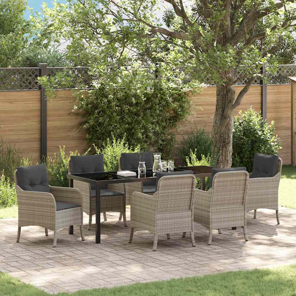 Conjunto de Comedor de Jardín 11 pcs Antracita Polipropileno