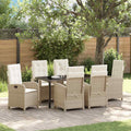 Conjunto de Comedor de Jardín 5 pcs Negro