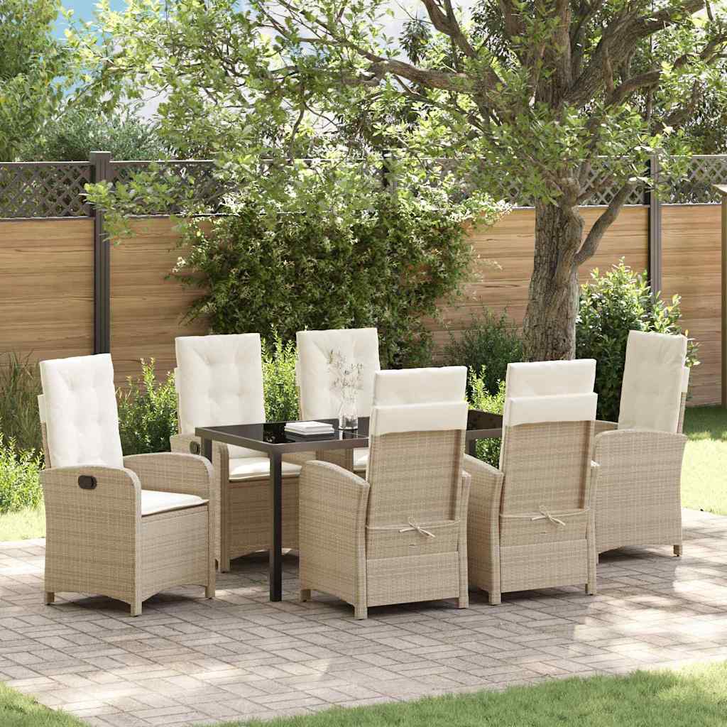 Conjunto de Comedor de Jardín 5 pcs Negro