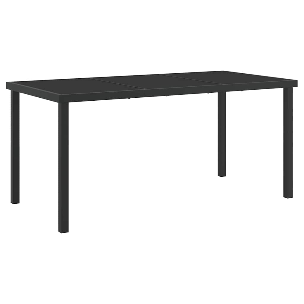 Conjunto de Comedor de Jardín 7 pcs Gris ratán sintético