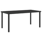 Conjunto de Comedor de Jardín 7 pcs Gris ratán sintético