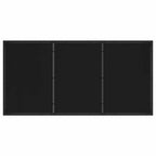 Conjunto de Comedor de Jardín 7 pcs Gris ratán sintético