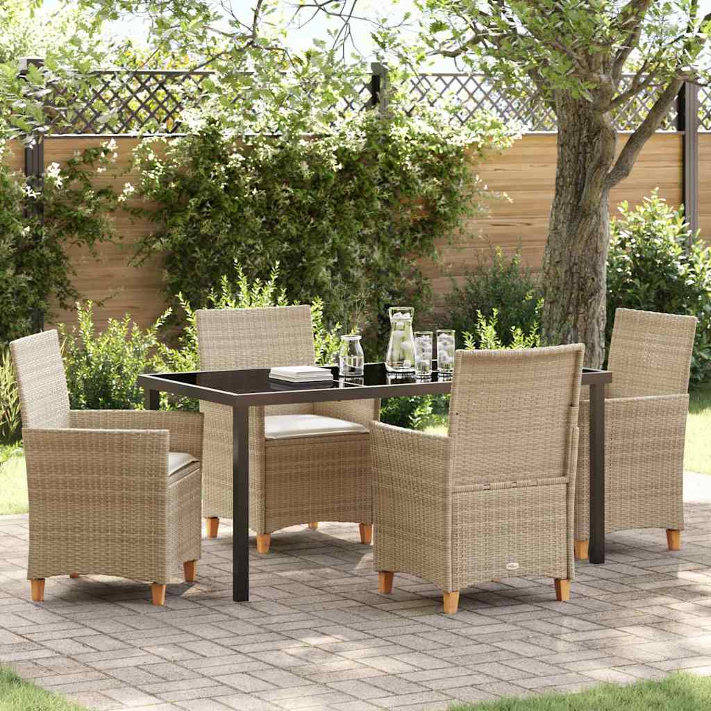 Conjunto de Refeição de Jardim 11 Peças Preto Aço