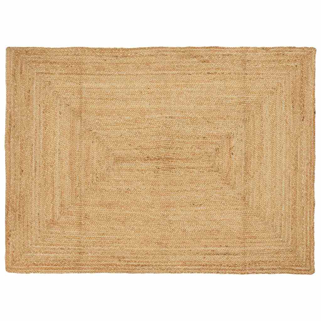 Alfombras de área Cuadrado Verde oliva 200 x 200 cm yute