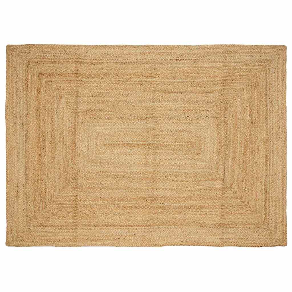 Alfombras de área Cuadrado Verde oliva 200 x 200 cm yute