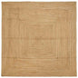 Alfombras de área Cuadrado Verde oliva 200 x 200 cm yute
