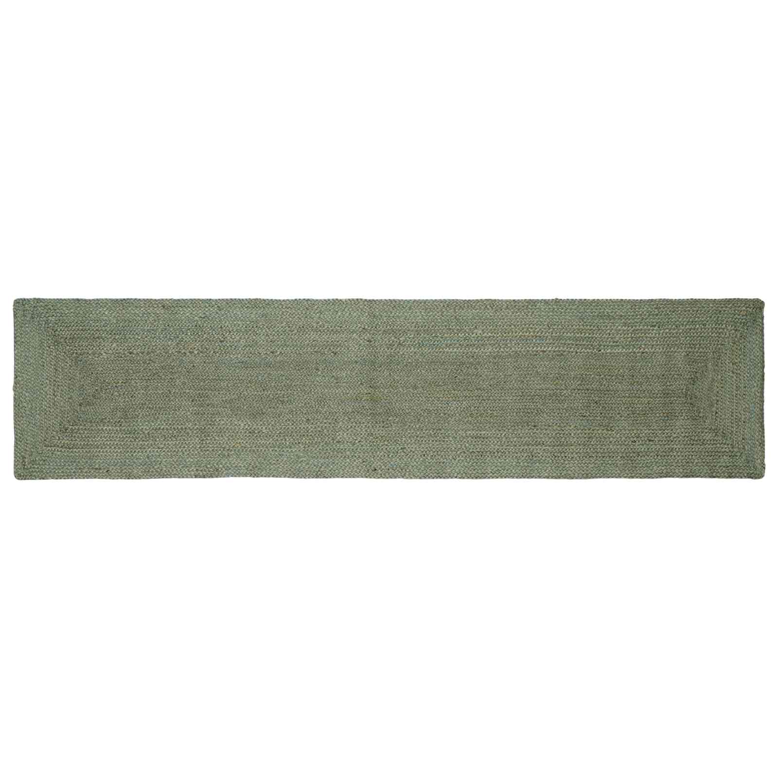 Alfombras de área Cuadrado Verde oliva 200 x 200 cm yute