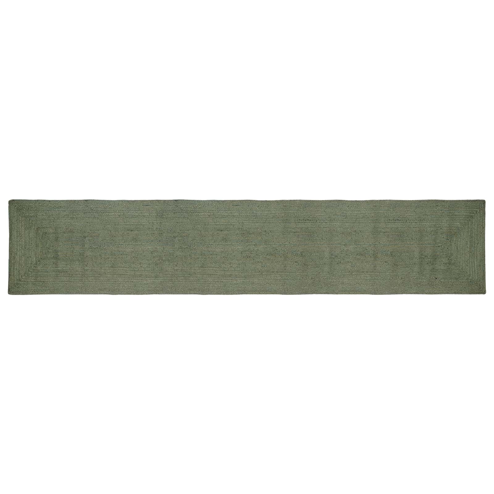 Alfombras de área Cuadrado Verde oliva 200 x 200 cm yute
