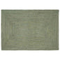 Alfombras de área Cuadrado Verde oliva 200 x 200 cm yute