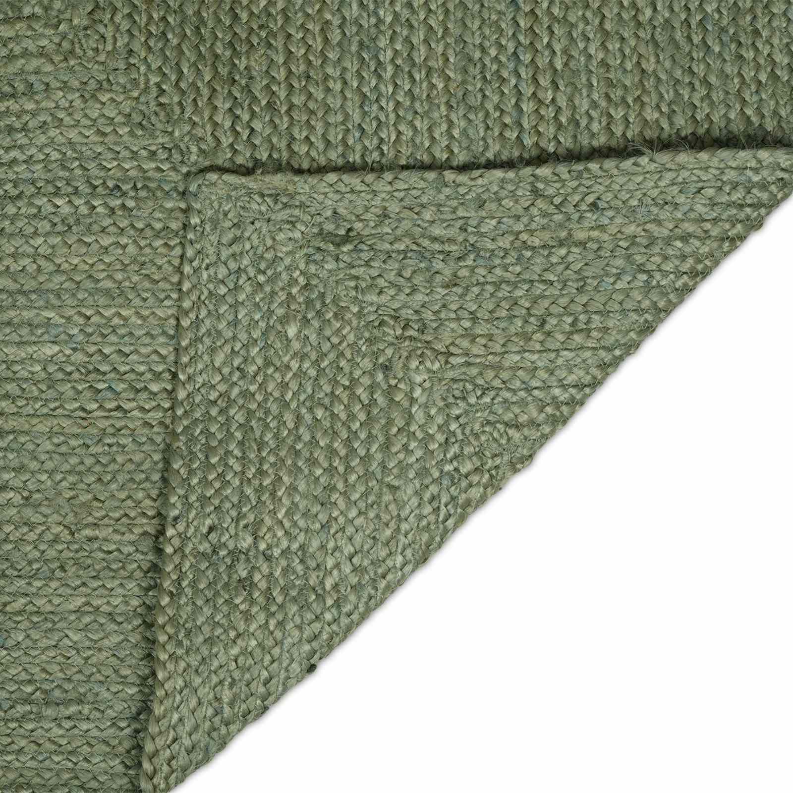 Alfombras de área Cuadrado Verde oliva 200 x 200 cm yute