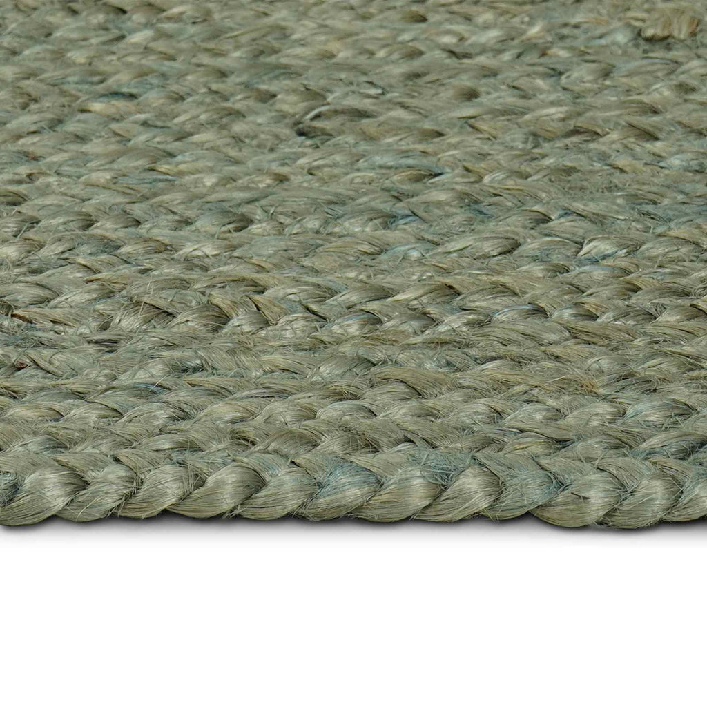 Alfombras de área Cuadrado Verde oliva 200 x 200 cm yute