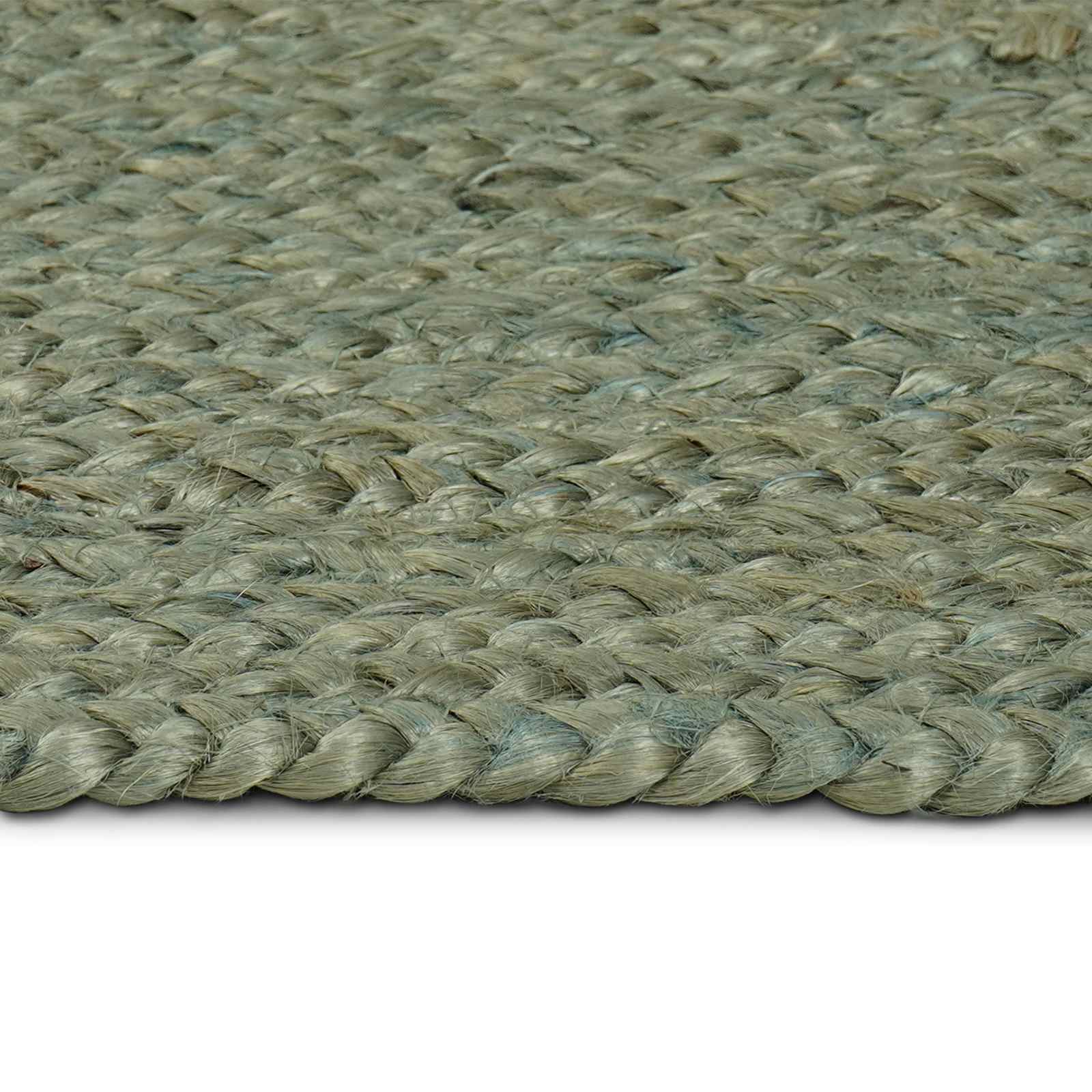 Alfombras de área Cuadrado Verde oliva 200 x 200 cm yute
